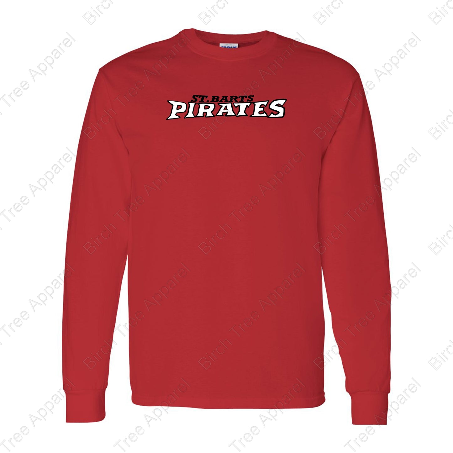 Long Sleeve Shirt - St. Barts Pirates (Youth & Adult)