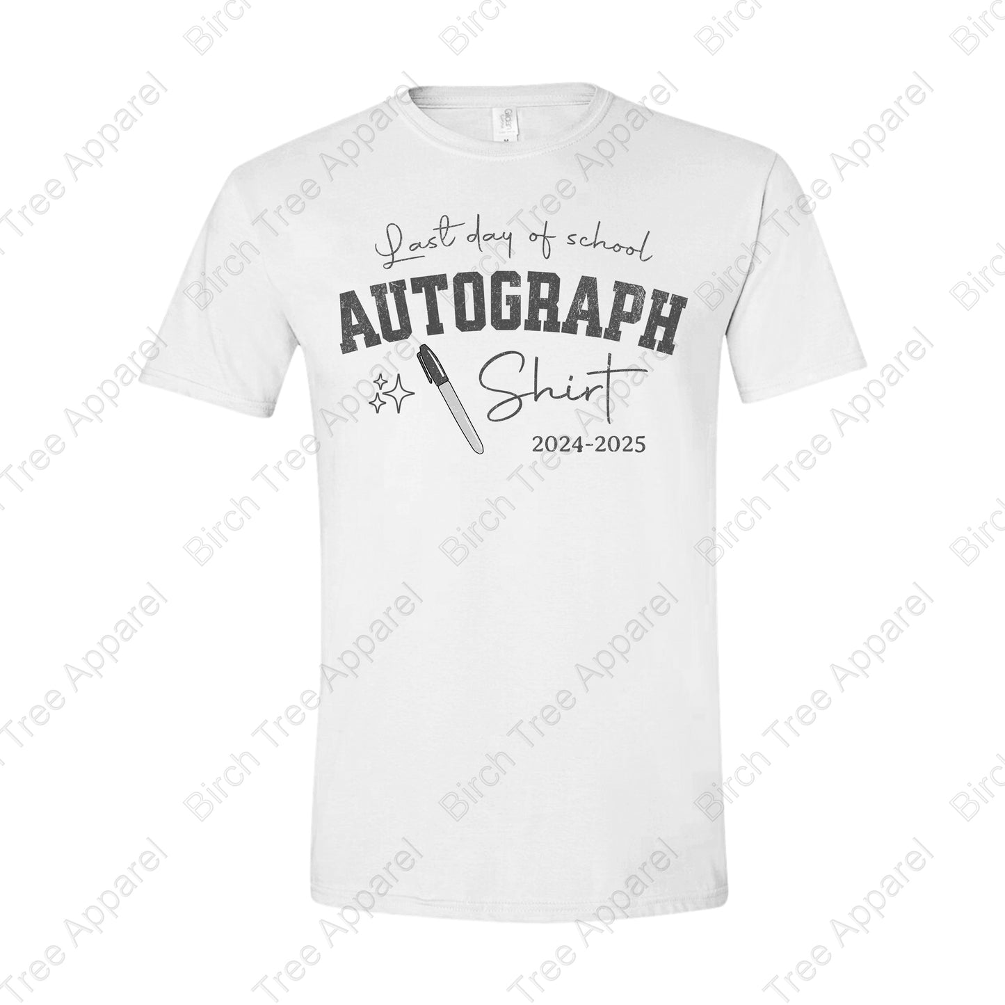 School Autograph Grunge T-Shirt