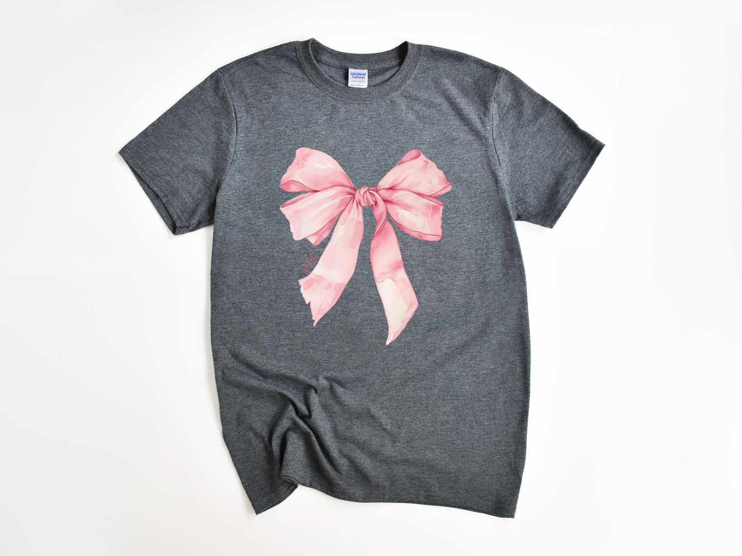 NRDA Ballerina Ribbon Coquette Bow T-Shirt