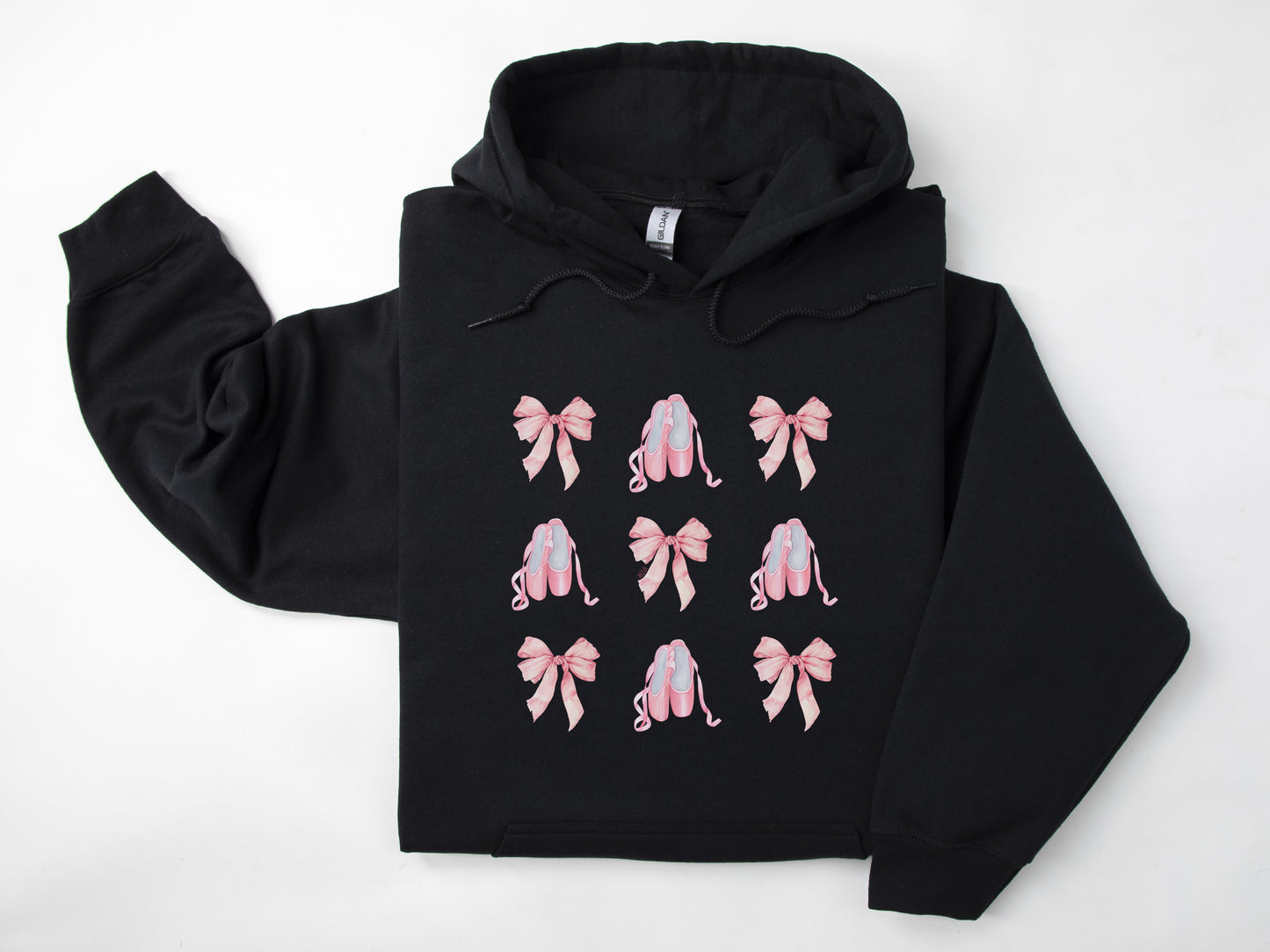 NRDA Bow & Ballerina Slippers Hoodie