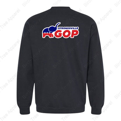 Crewneck - GOP Elephant w. Strongsville GOP on Back