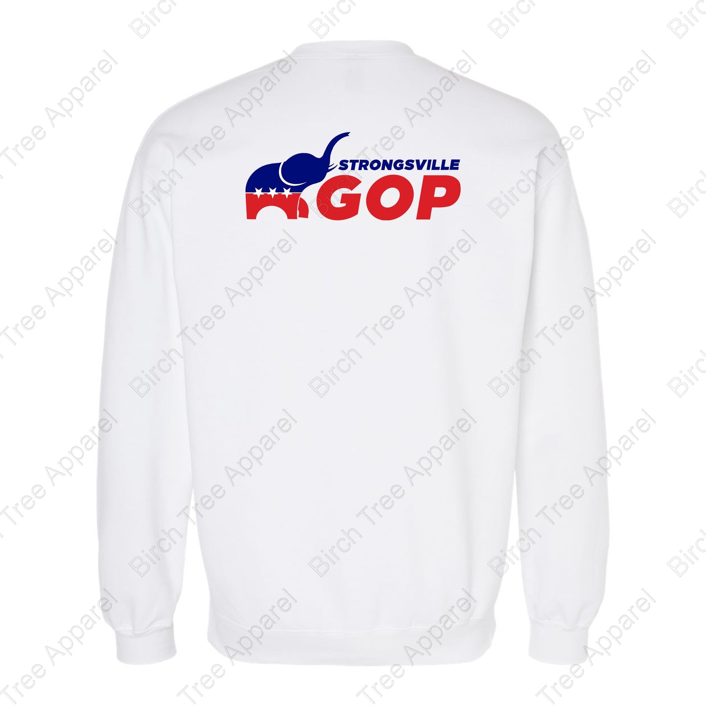 Crewneck - GOP Elephant w. Strongsville GOP on Back