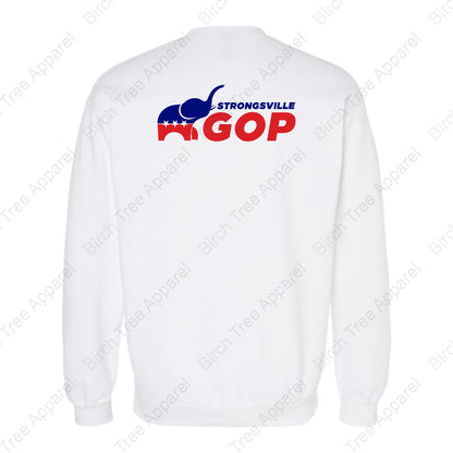Crewneck - GOP Elephant w. Strongsville GOP on Back