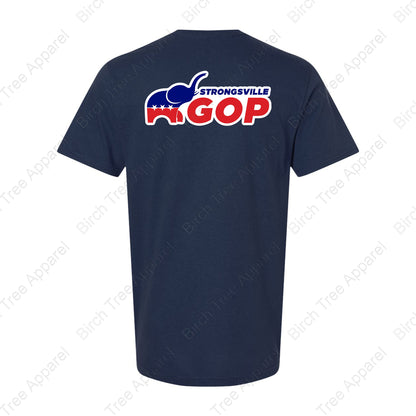 T-Shirt - GOP Elephant w. Strongsville GOP on Back