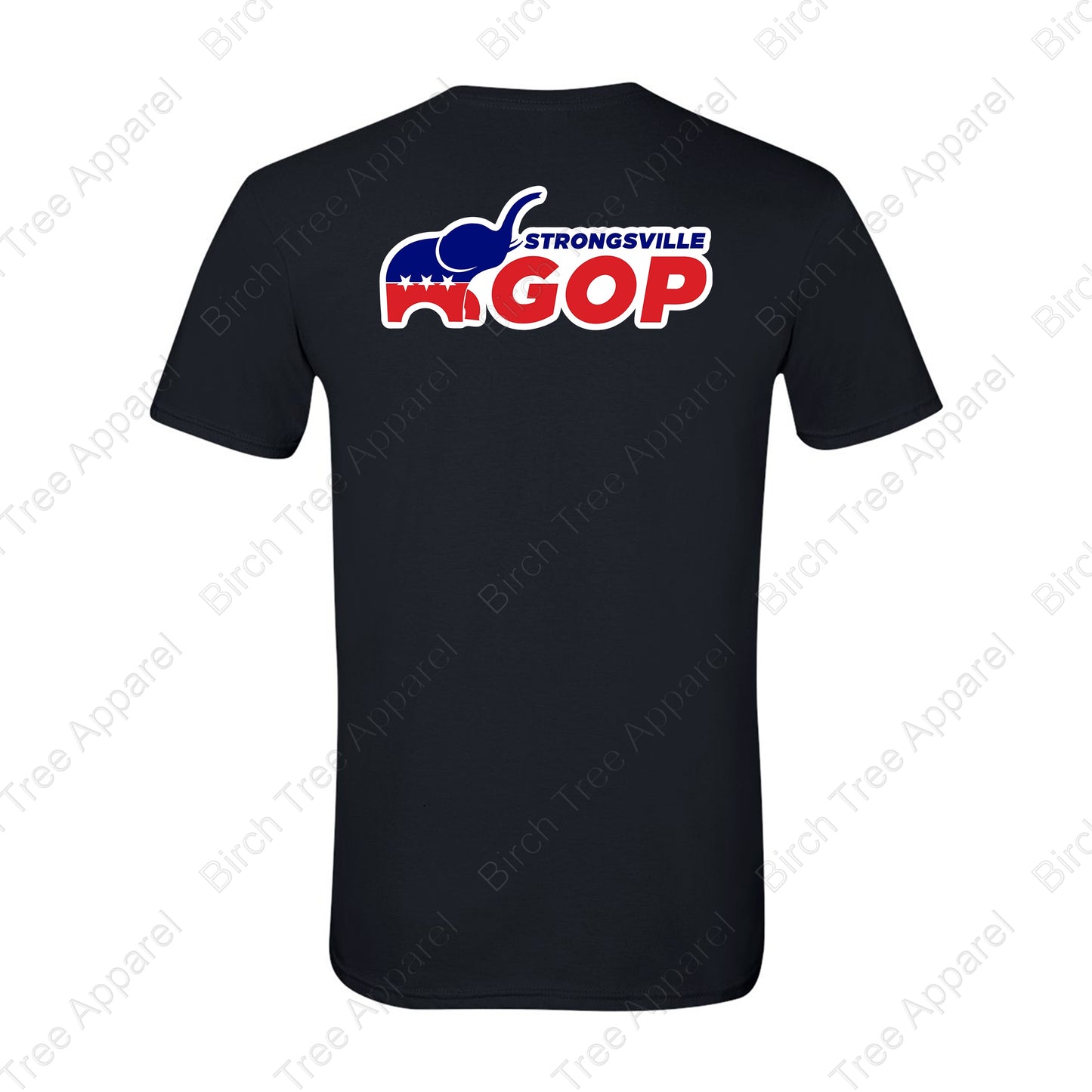 T-Shirt - GOP Elephant w. Strongsville GOP on Back