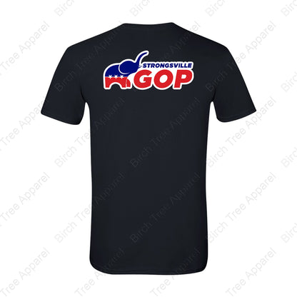 T-Shirt - GOP Elephant w. Strongsville GOP on Back