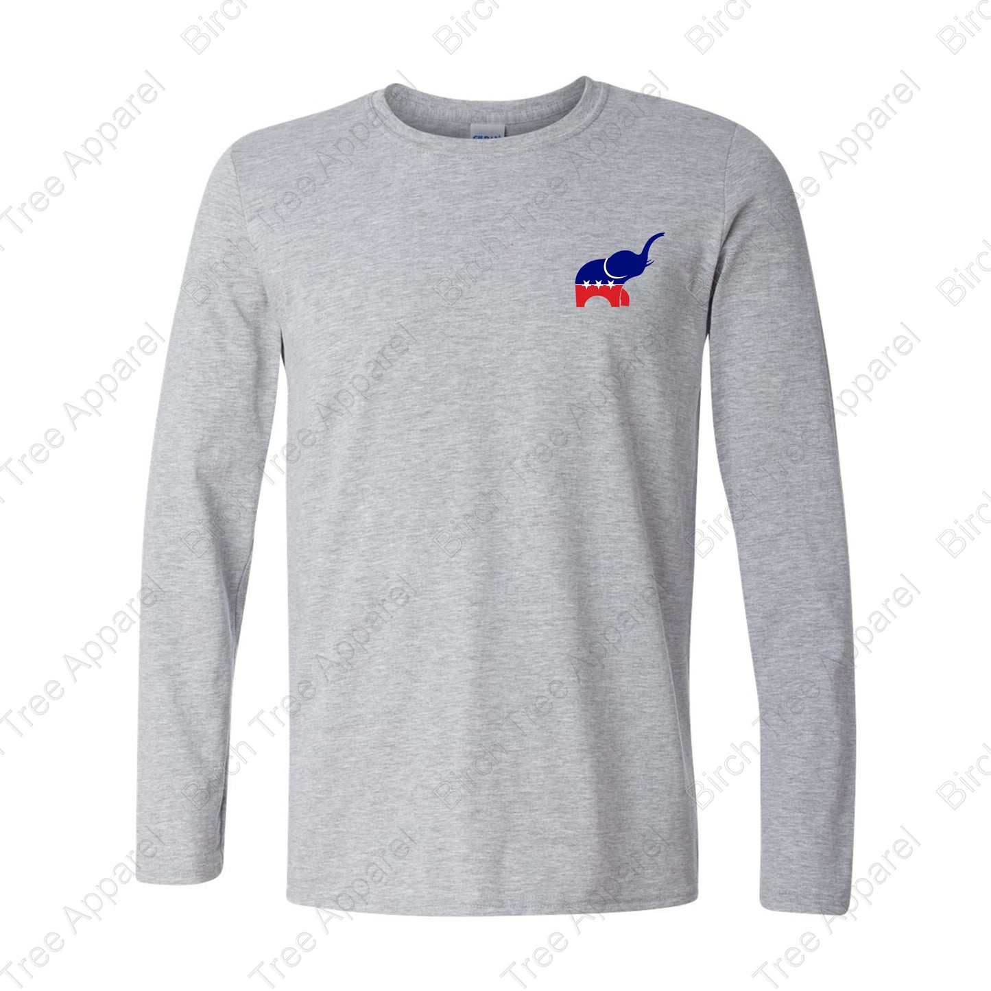 Long Sleeve Shirt - GOP Elephant w. Strongsville GOP on Back
