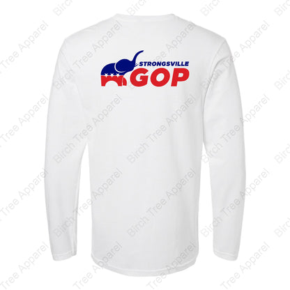 Long Sleeve Shirt - GOP Elephant w. Strongsville GOP on Back