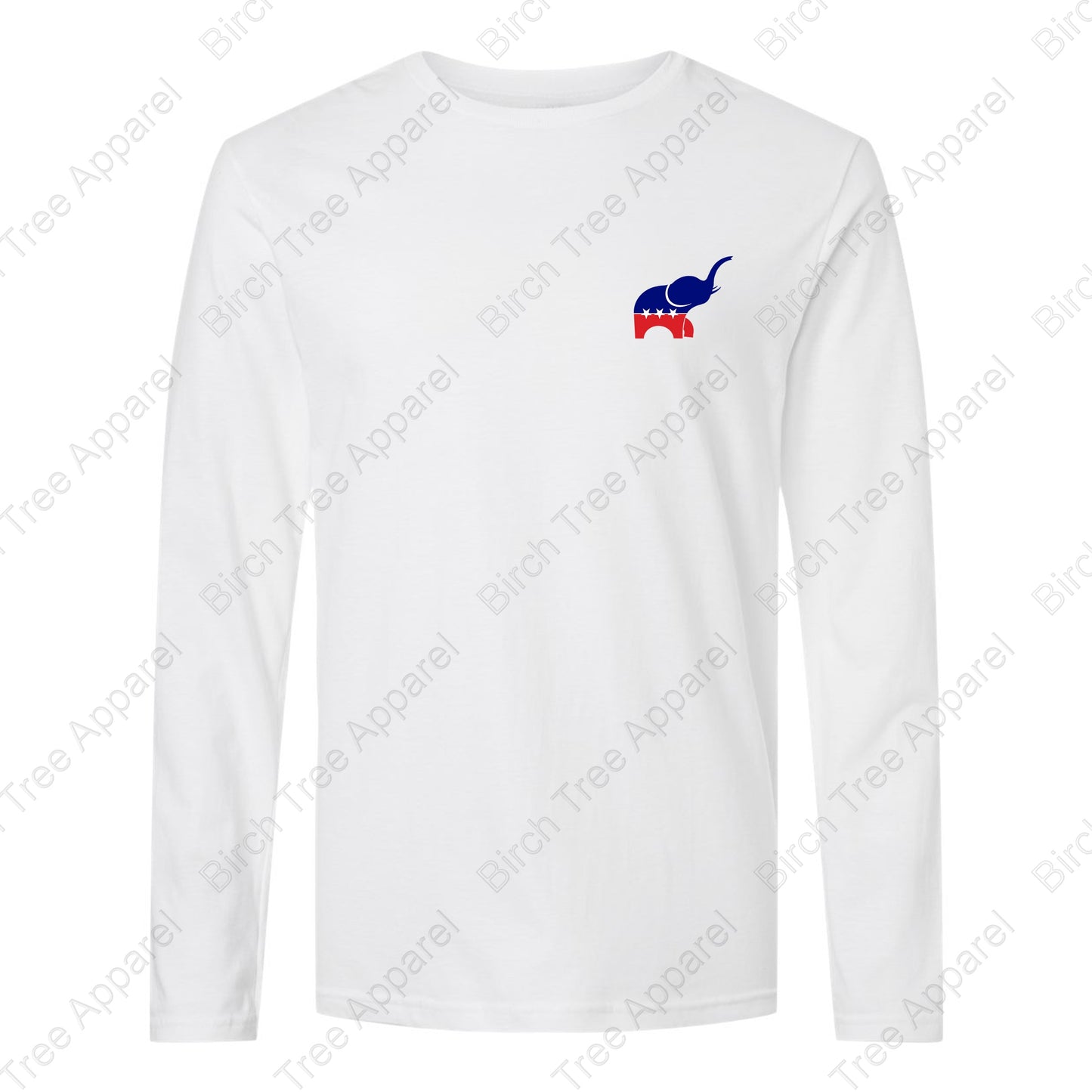 Long Sleeve Shirt - GOP Elephant w. Strongsville GOP on Back