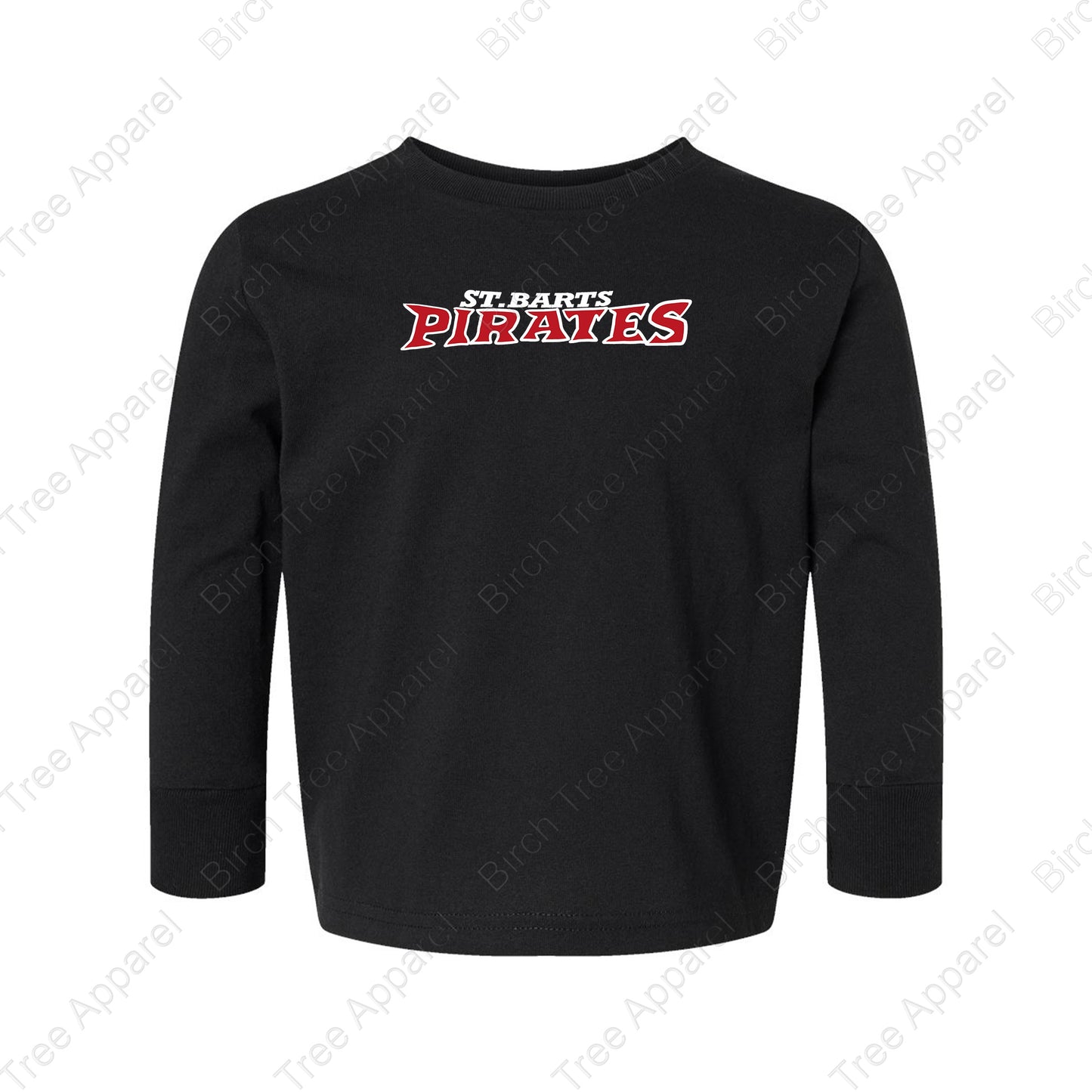 Long Sleeve Shirt - St. Barts Pirates (Littles)