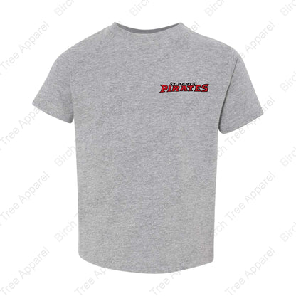 T-Shirt - St. Barts Pirates w. Pirate On Back (Littles)