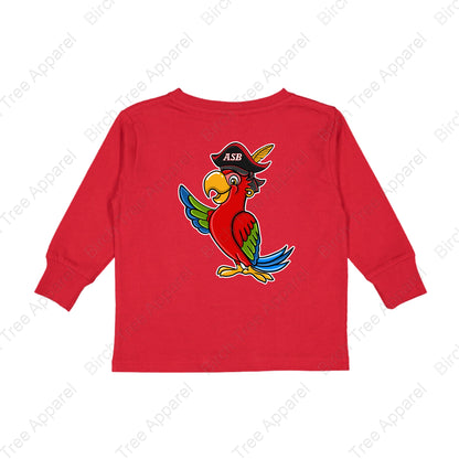 Crewneck - St. Barts Pirates w. Parrot On Back (Littles)