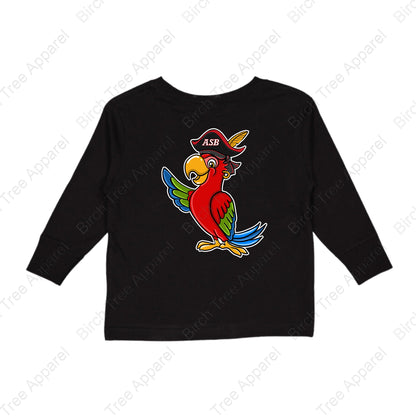 Crewneck - St. Barts Pirates w. Parrot On Back (Littles)