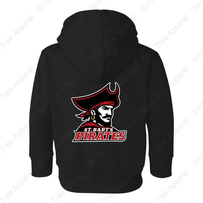 Hoodie - St. Barts Pirates w. Pirate On Back (Littles)