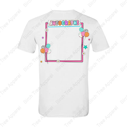 School Autograph Doodle T-Shirt