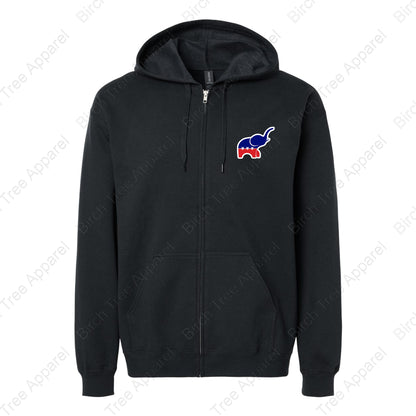 Hoodie - GOP Elephant w. Strongsville GOP on Back