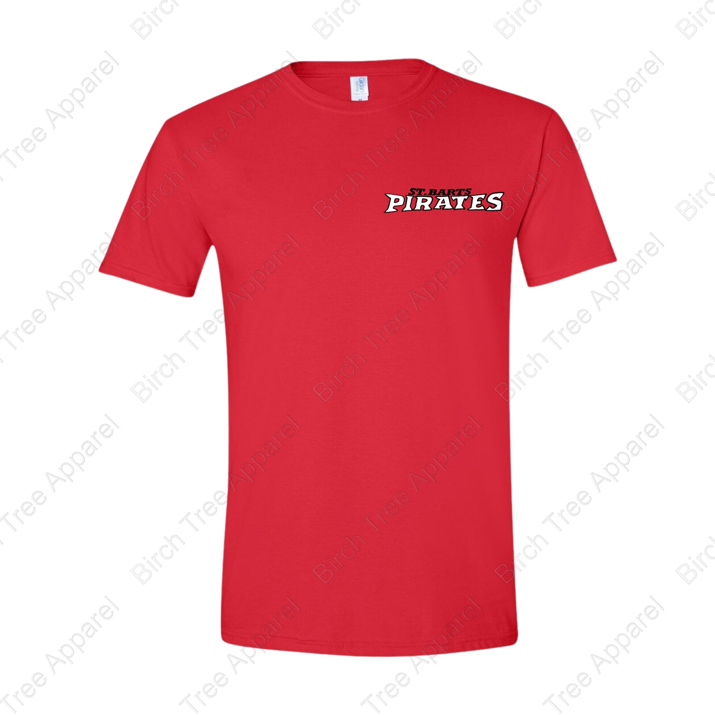 T-Shirt - St. Barts Pirates w. Pirate On Back (Adult & Youth)