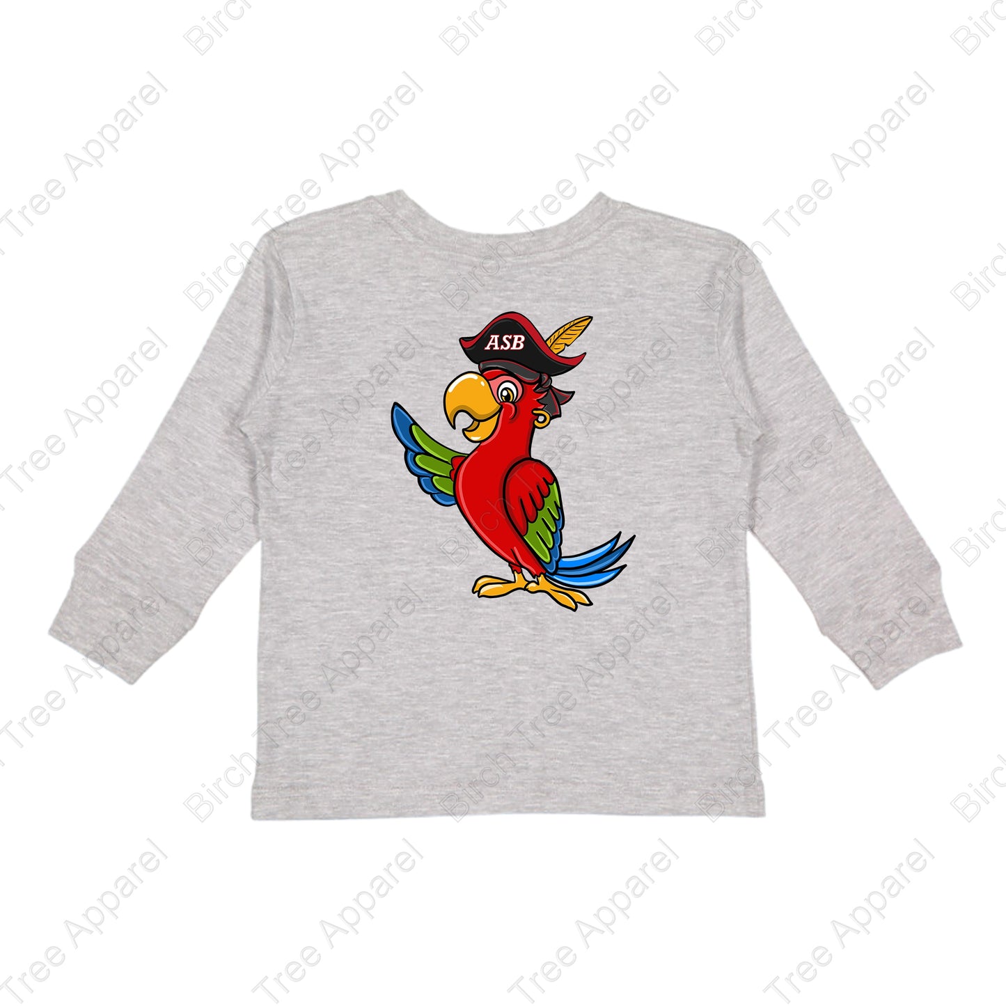 Crewneck - St. Barts Pirates w. Parrot On Back (Littles)