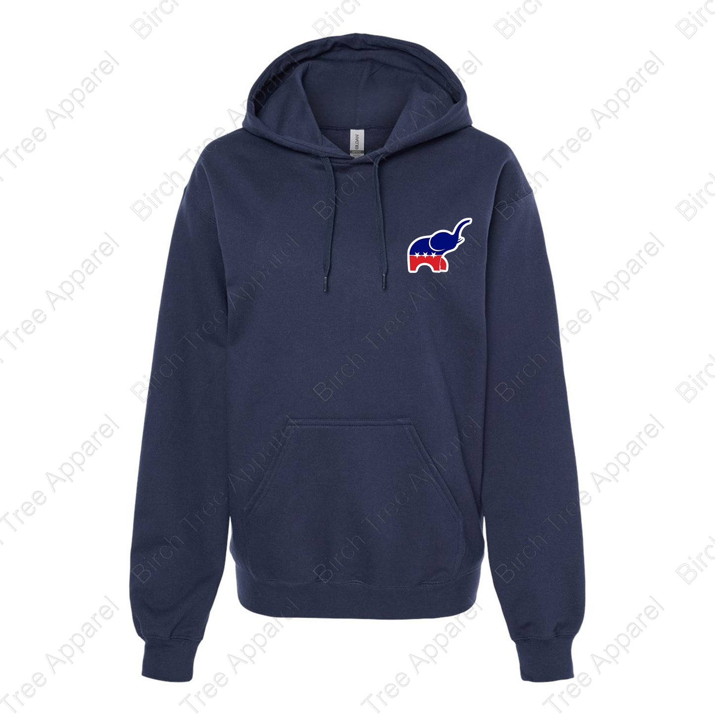 Hoodie - GOP Elephant w. Strongsville GOP on Back