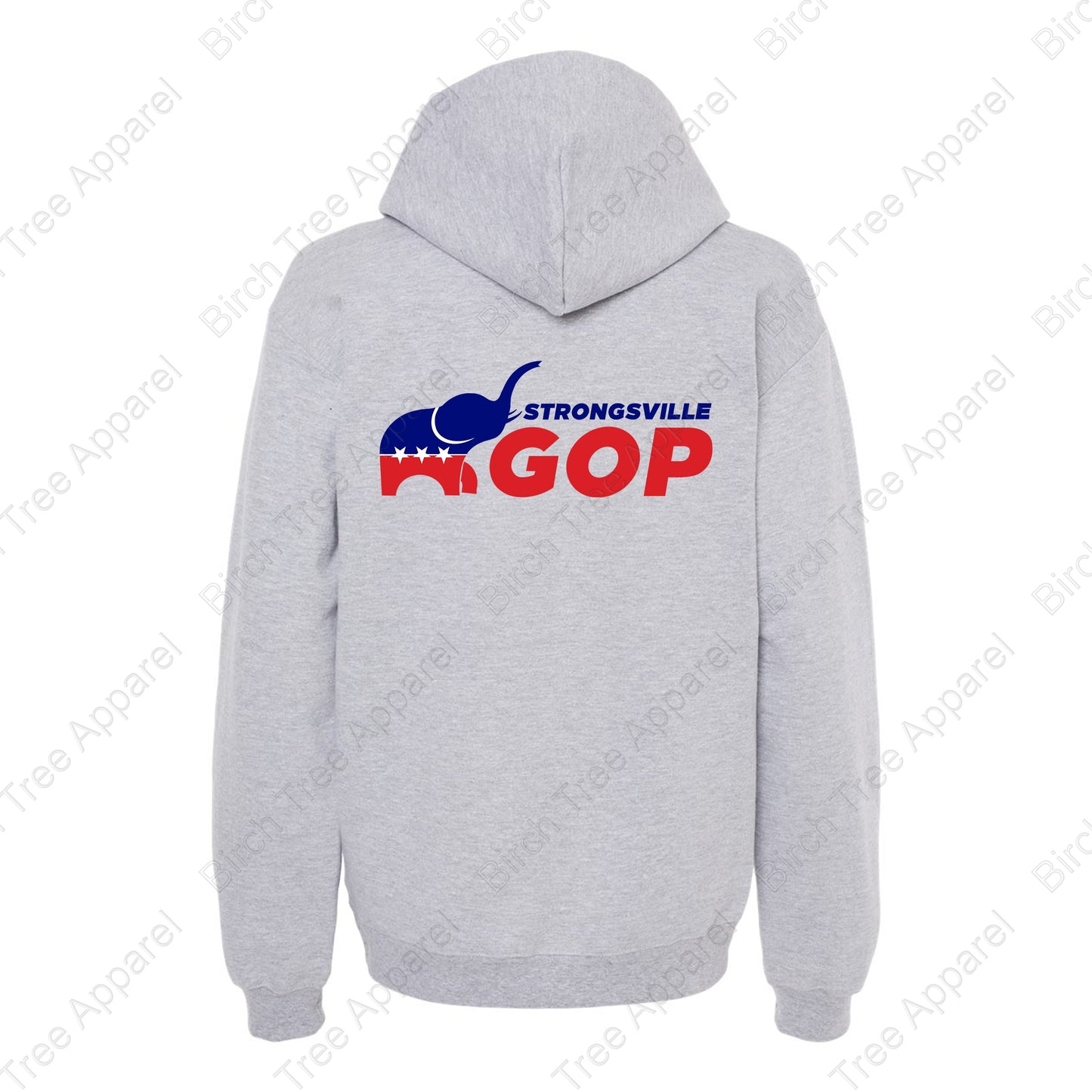 Hoodie - GOP Elephant w. Strongsville GOP on Back