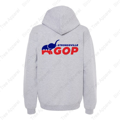 Hoodie - GOP Elephant w. Strongsville GOP on Back