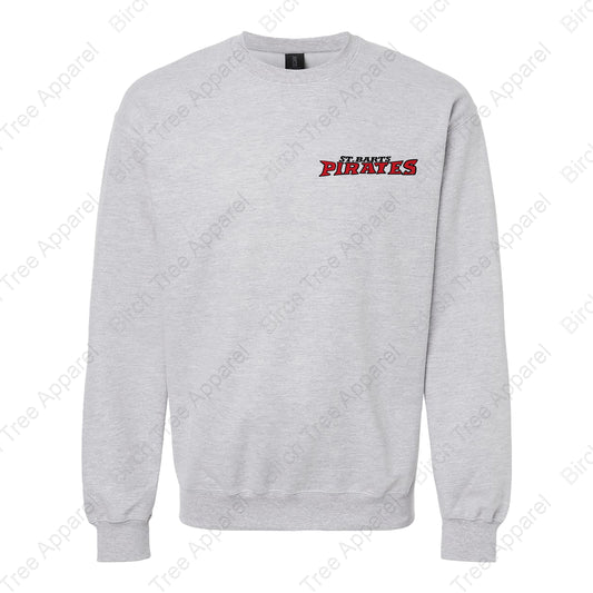 Crewneck - St. Barts Pirates w. Pirate On Back (Youth & Adult)