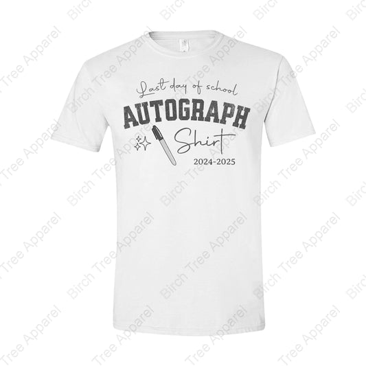 School Autograph Grunge T-Shirt