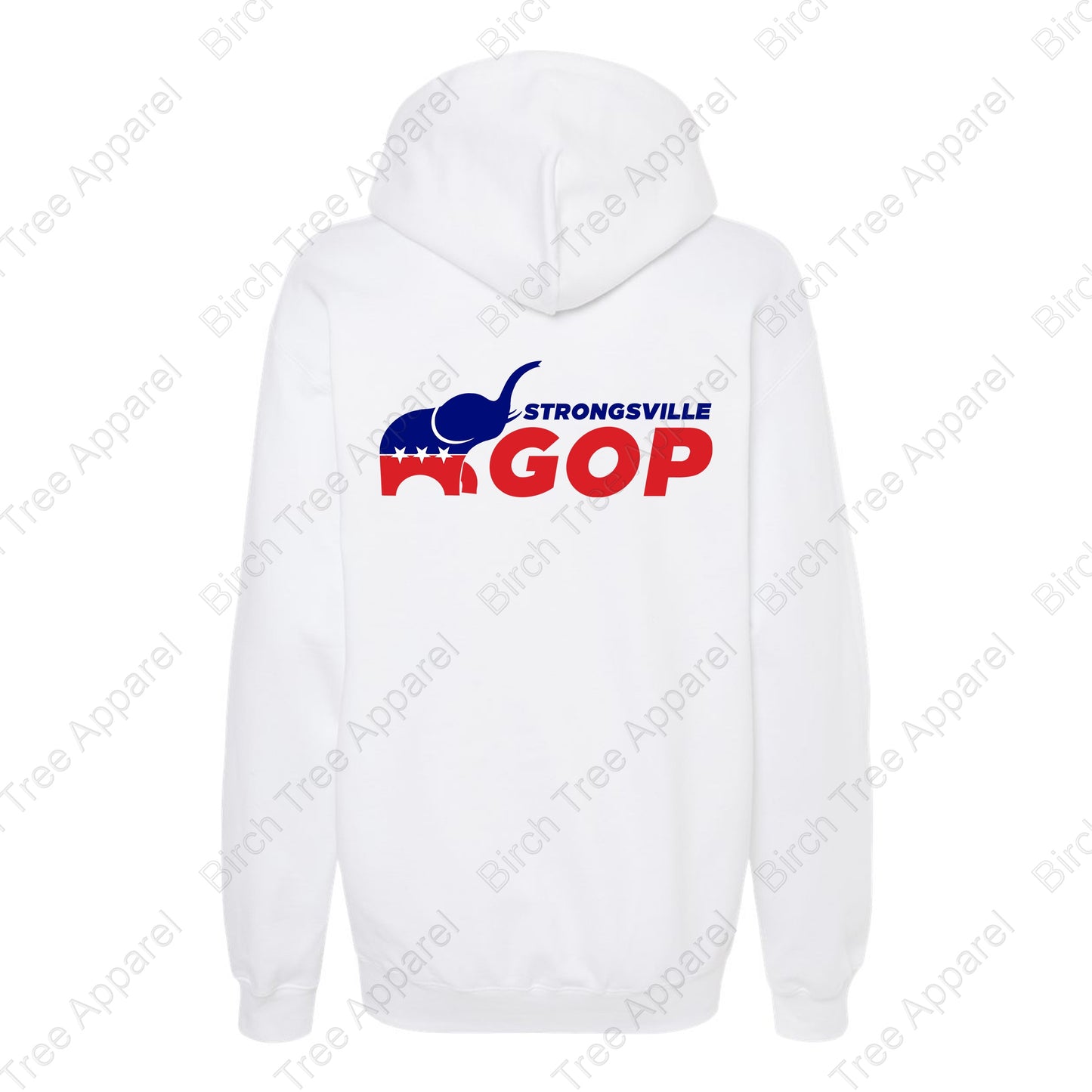 Hoodie - GOP Elephant w. Strongsville GOP on Back