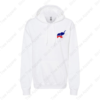 Hoodie - GOP Elephant w. Strongsville GOP on Back