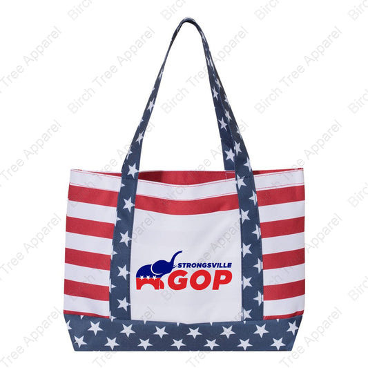 Patriotic Canvas Bag - Strongsville GOP