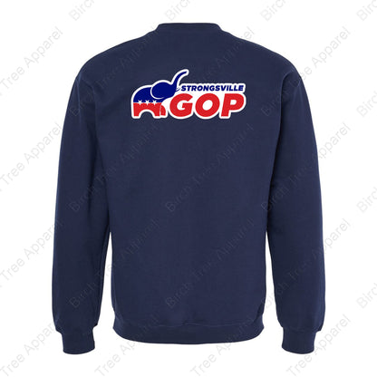 Crewneck - GOP Elephant w. Strongsville GOP on Back