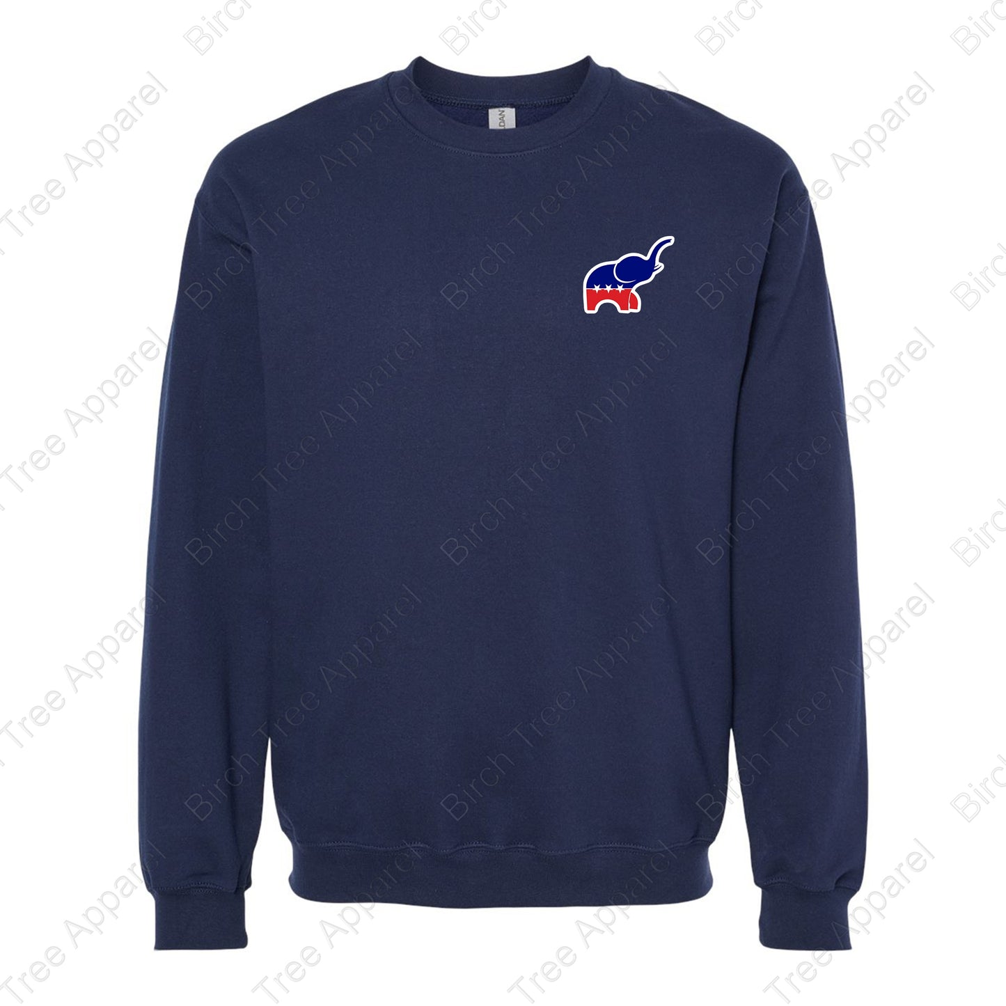 Crewneck - GOP Elephant w. Strongsville GOP on Back