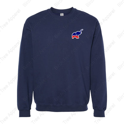 Crewneck - GOP Elephant w. Strongsville GOP on Back