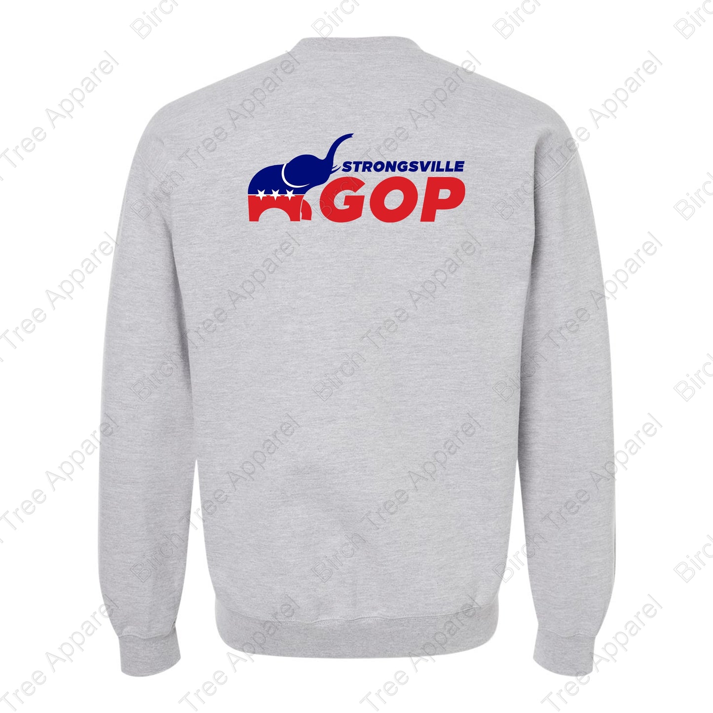 Crewneck - GOP Elephant w. Strongsville GOP on Back