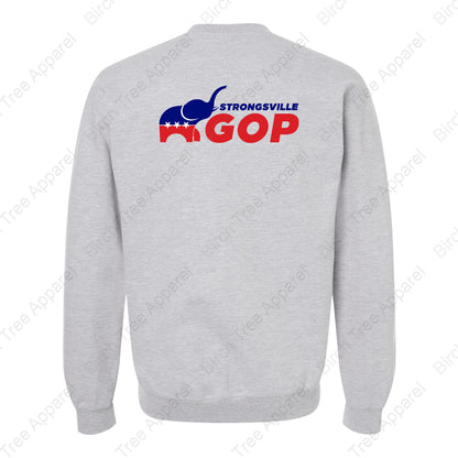 Crewneck - GOP Elephant w. Strongsville GOP on Back