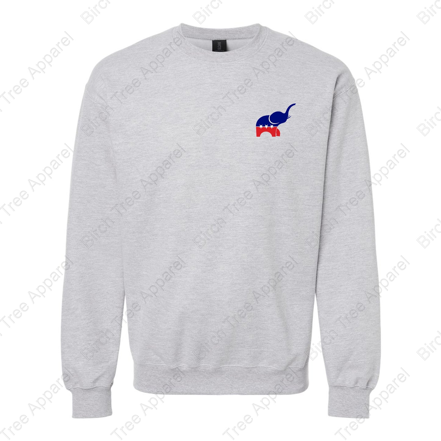 Crewneck - GOP Elephant w. Strongsville GOP on Back