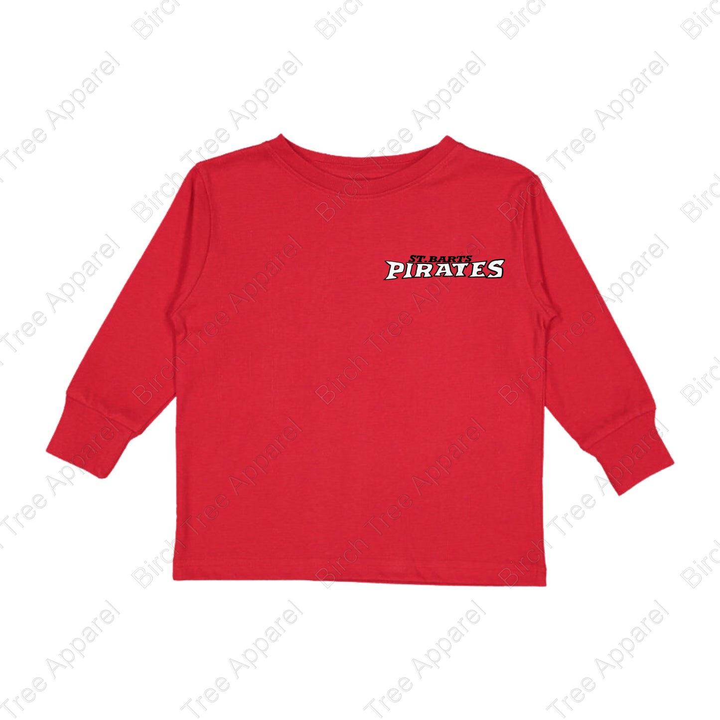 Crewneck - St. Barts Pirates w. Pirate On Back (Littles)