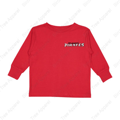 Crewneck - St. Barts Pirates w. Pirate On Back (Littles)