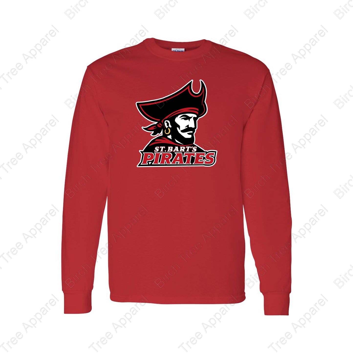 Long Sleeve Shirt - St. Barts Pirate (Youth & Adult)
