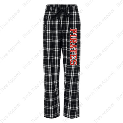 Flannel Pants - ASB Parrot, St. Barts Pirate OR Pirate Block Letters (Adult)