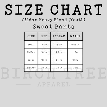 Sweatpants - St. Bart Pirate OR ASB Parrot (Littles, Youth & Adult)