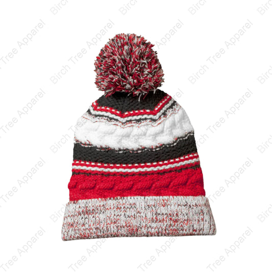 Winter Hat - ASB Black & Red
