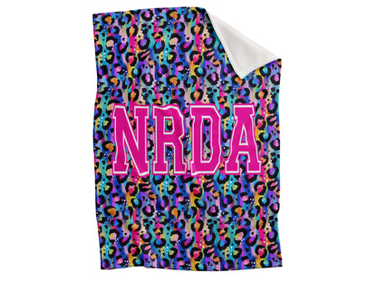 NRDA Neon Leopard Blanket