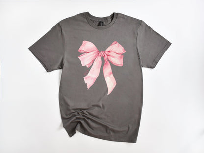 NRDA Ballerina Ribbon Coquette Bow T-Shirt