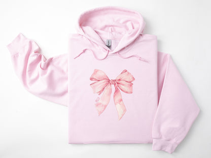 NRDA Ballerina Ribbon Coquette Bow Hoodie