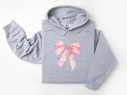 NRDA Ballerina Ribbon Coquette Bow Hoodie