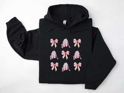 NRDA Bow & Ballerina Slippers Hoodie