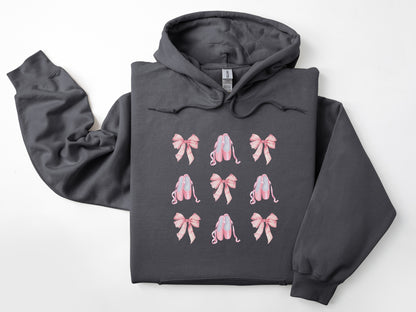 NRDA Bow & Ballerina Slippers Hoodie