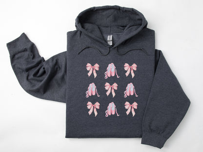 NRDA Bow & Ballerina Slippers Hoodie