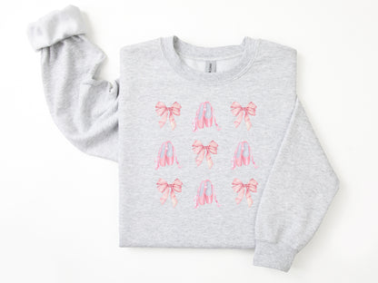 NRDA Bow & Ballerina Slippers Crewneck